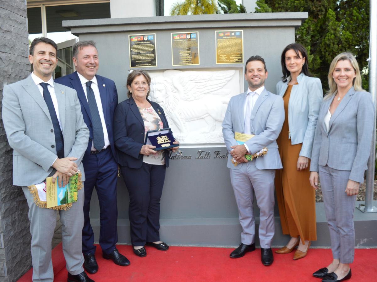 Inauguração do Leone di San Marco em Lajeado